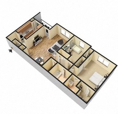 The Magnolia honeytree floor plan